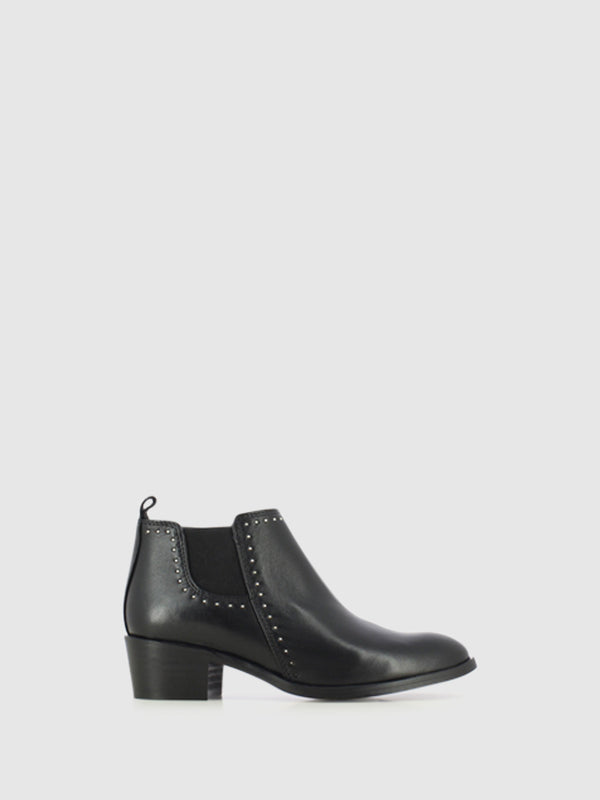 Botins com Fecho em Preto